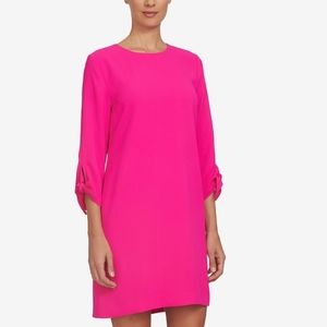 CeCe tie sleeve shift dress